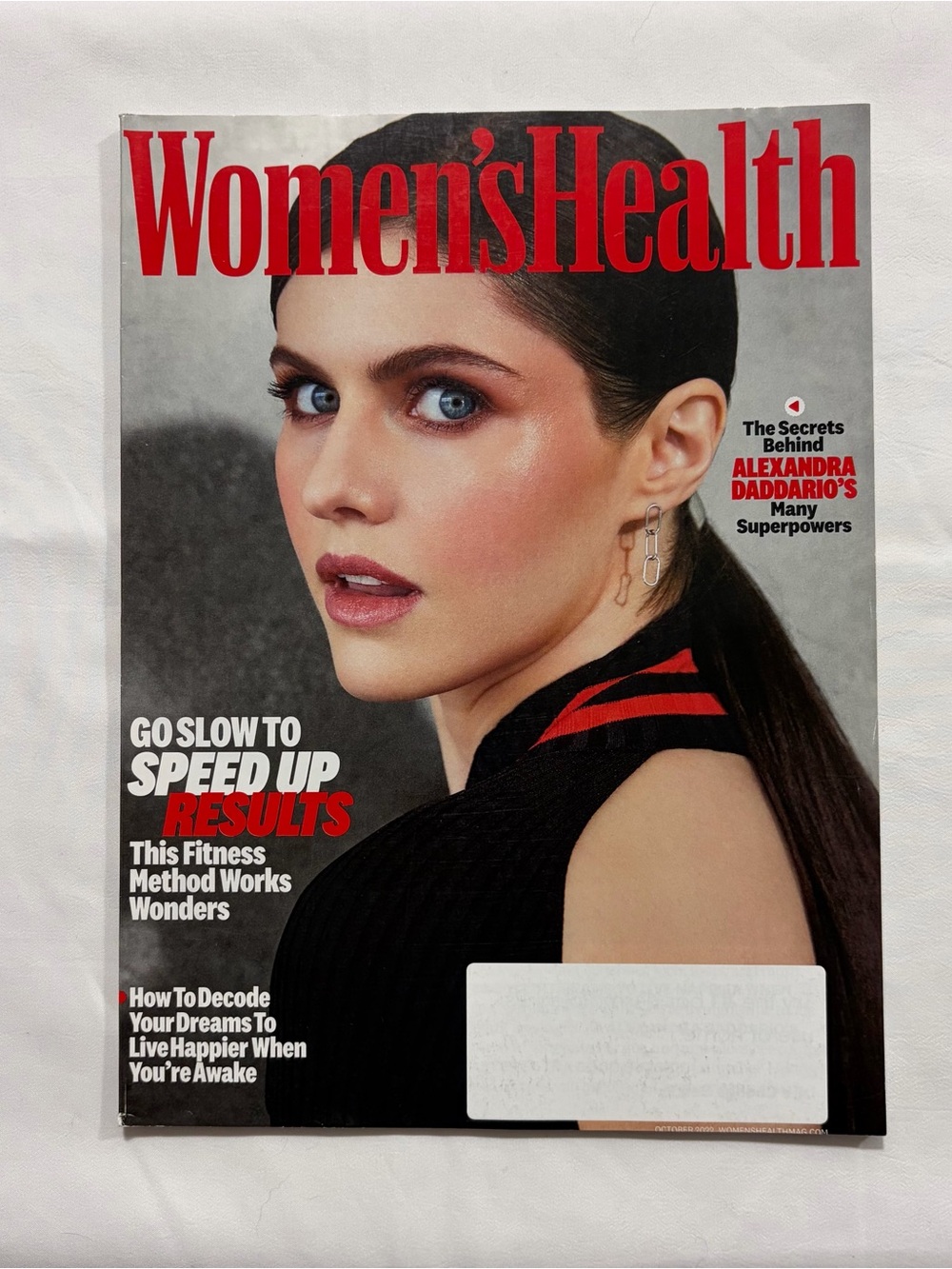 Women’s Health Alexandra Daddario “The Secret Behind” Issue October 2022 Magazin